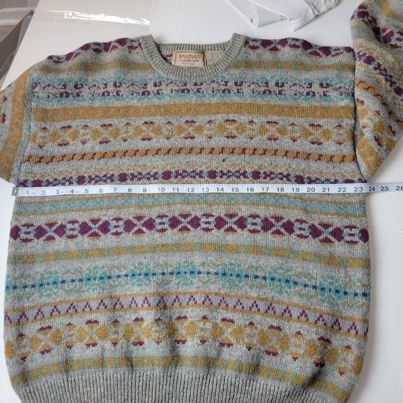 VINTAGE McGregor Shetland Wool Sweater XL - Picture 10 of 13